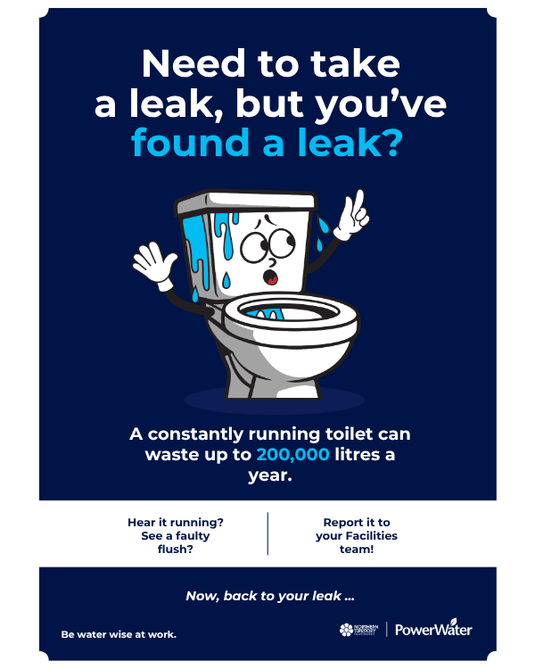 Need to tak a leak, but you've found a leak?